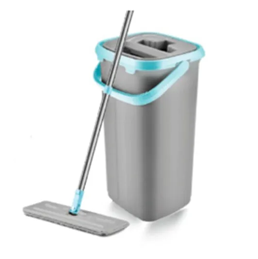 Neat-Living Hands Free Mop & Bucket Set, Gray