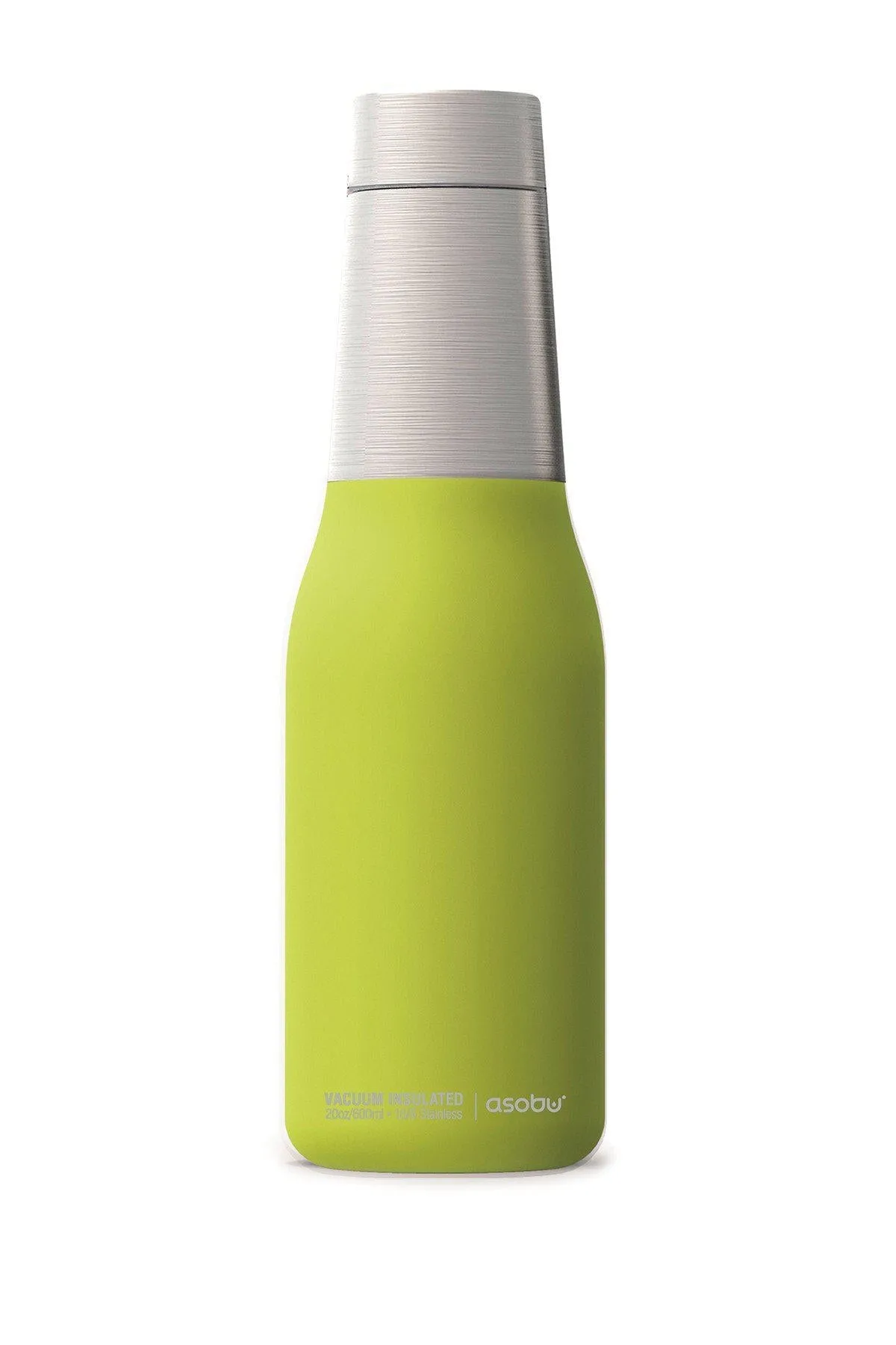 [OPEN BOX] ASOBU Oasis Vacuum Insulated Double Walled Water Bottle Lime 600 ml