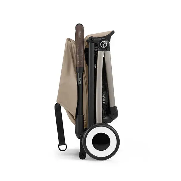 ORFEO Lightweight Stroller - Taupe Frame with Almond Beige Seat