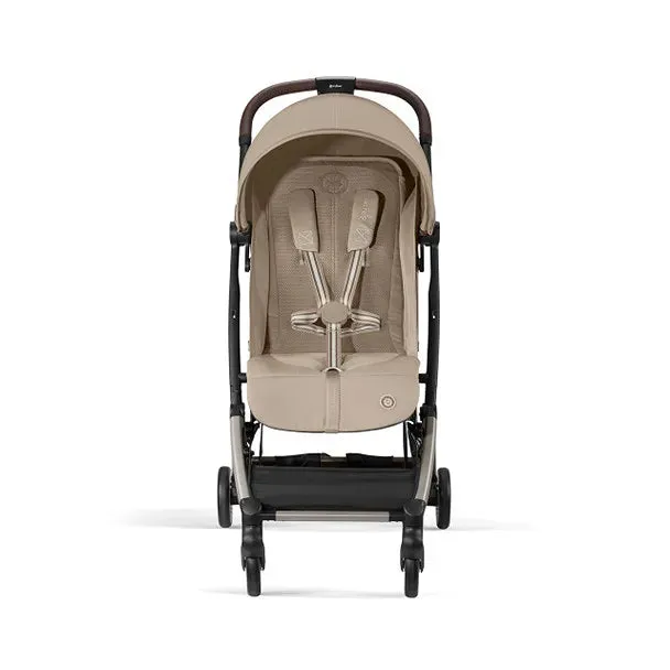 ORFEO Lightweight Stroller - Taupe Frame with Almond Beige Seat