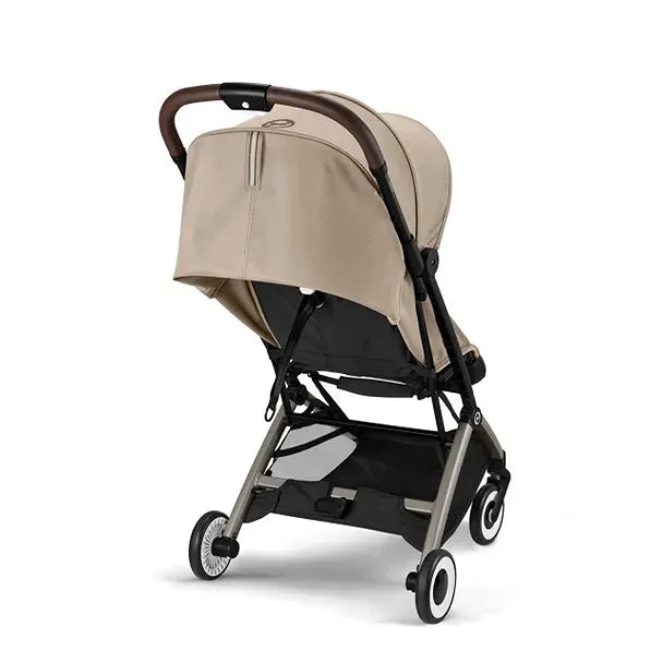 ORFEO Lightweight Stroller - Taupe Frame with Almond Beige Seat