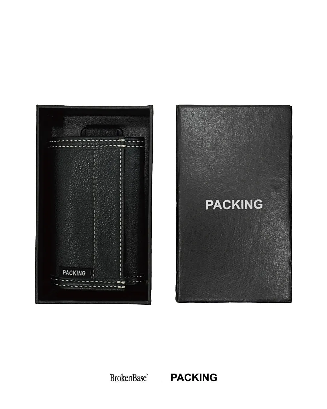 PACKING × Broken Base LEATHER COMPACT WALLET