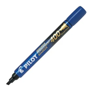 Pilot Permanent Marker 400 Broad Chisel Tip - Blue