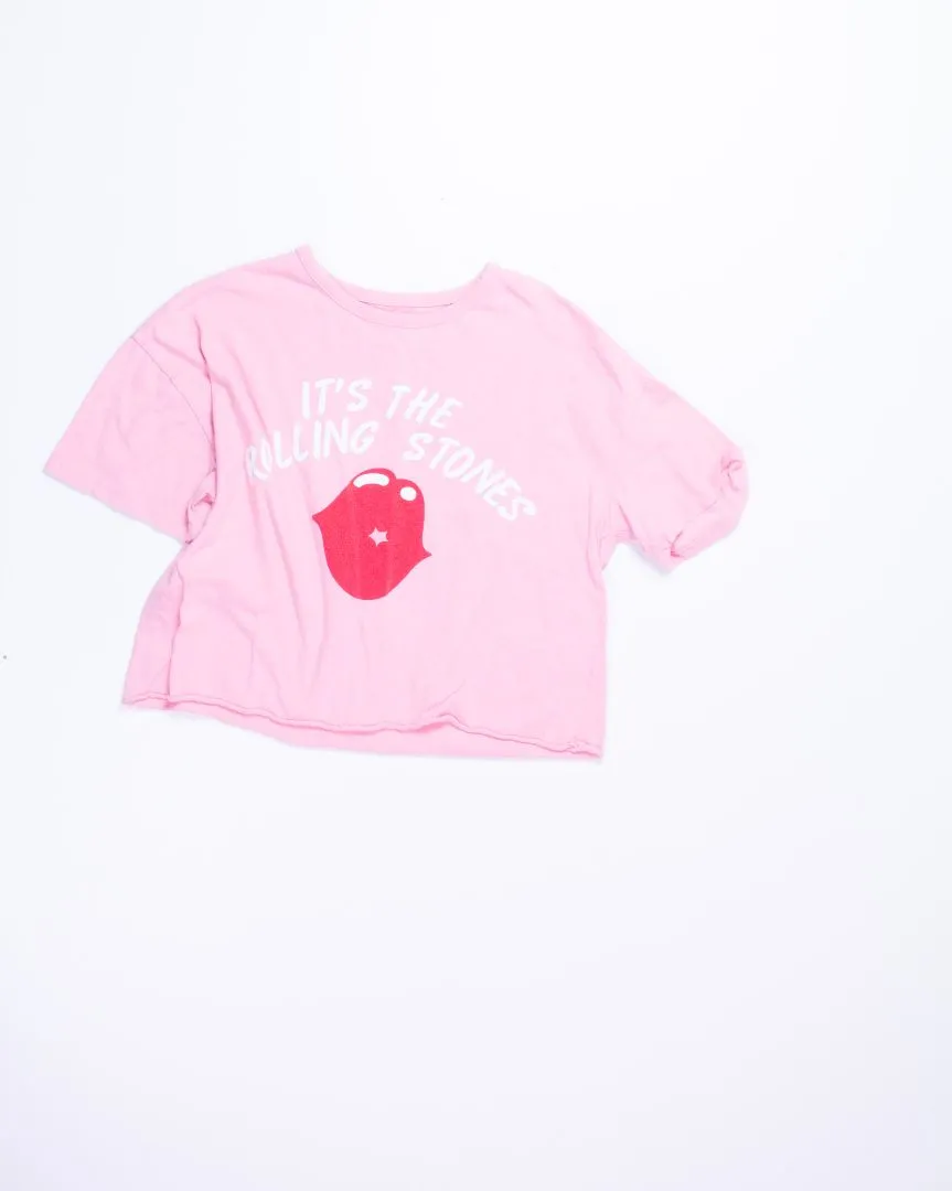 Pink The Rolling Stones T-shirt, L