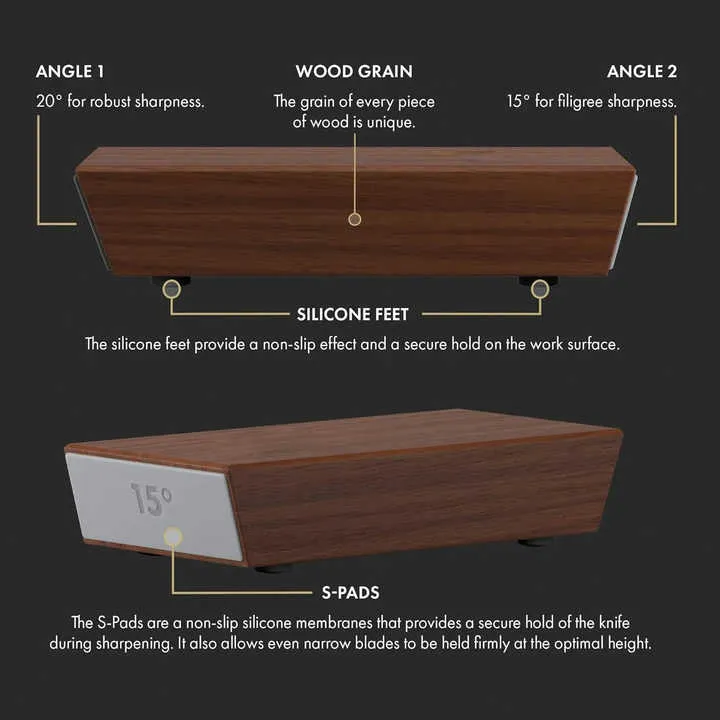 Rolling Knife Sharpener -مبراة سكاكين دوارة