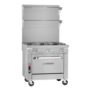 Southbend Platinum, P16C-H Gas Range 16” Hot Top With Cabinet Base 40000 BTU