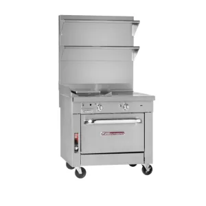 Southbend Platinum, P36N-BBH Gas Range , 36”, 4 Non-Clog Burners With Hot Top Modular – 172000 Total BTU