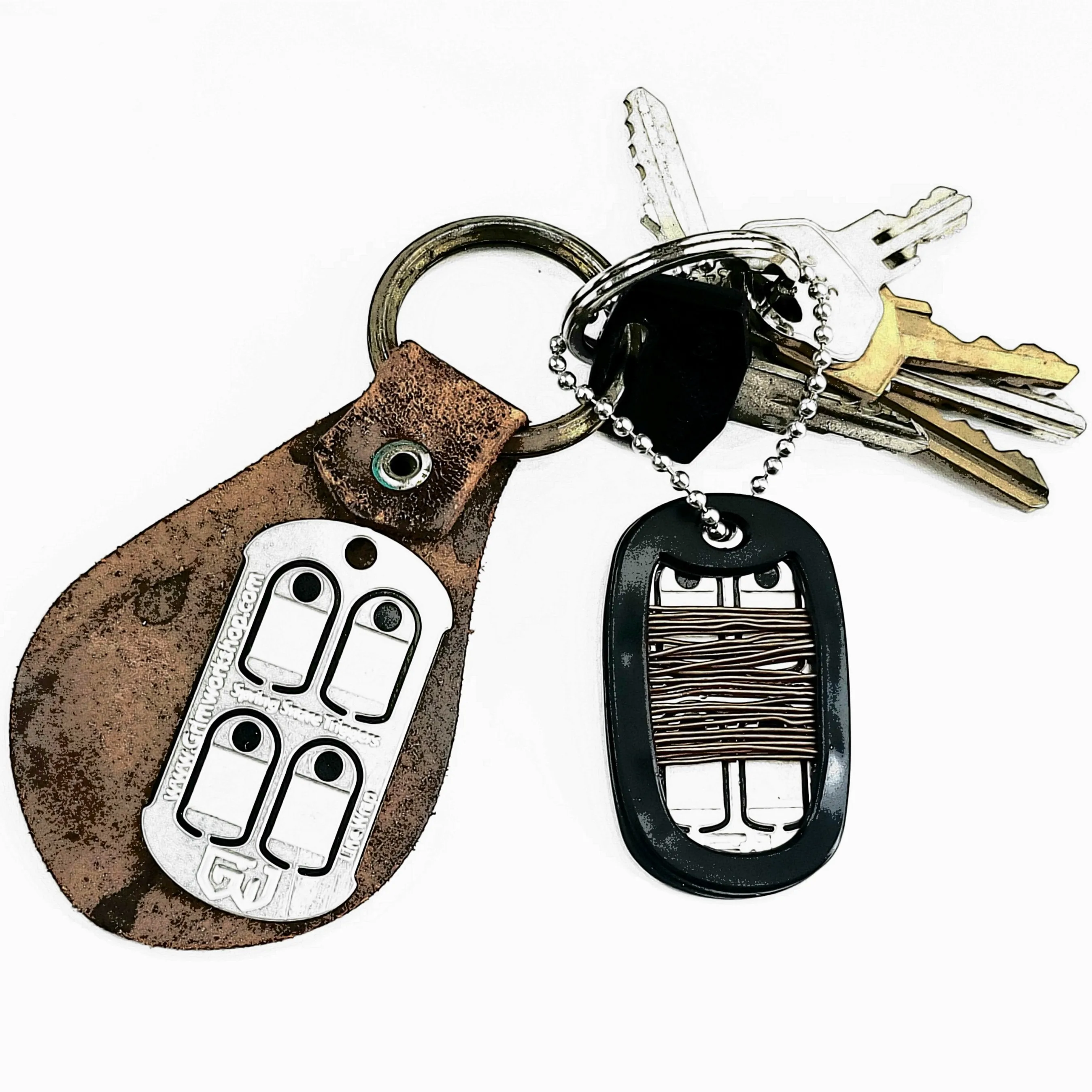 Spring Snare Trap Dog Tag: Trap Necklace