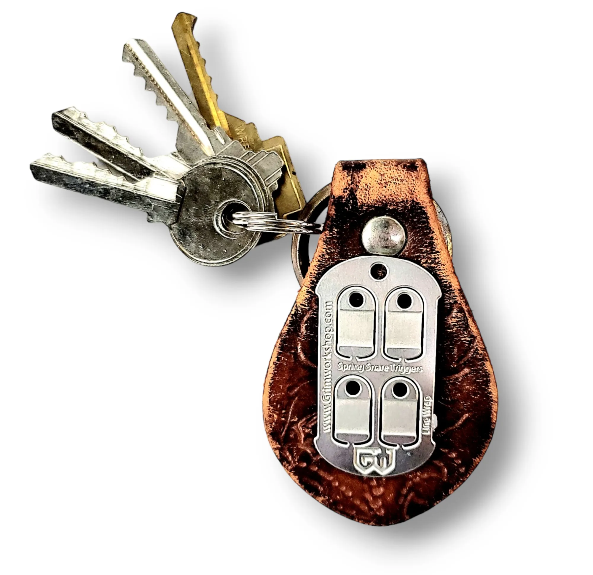 Spring Snare Trap Dog Tag: Trap Necklace