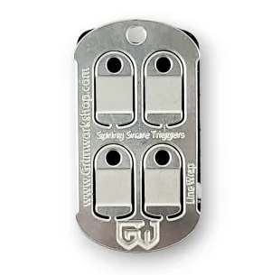 Spring Snare Trap Dog Tag: Trap Necklace