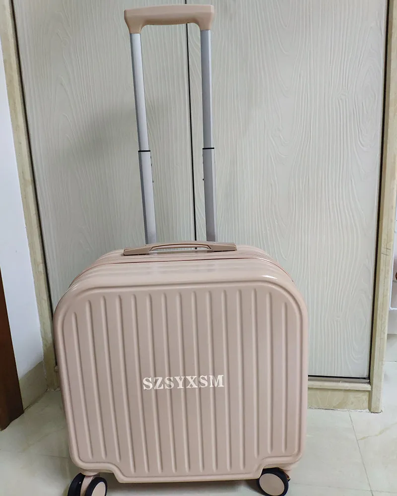 SZSYXSM suitcase, travel rolling luggage aluminum frame PC hard face