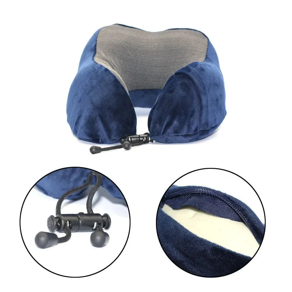Ultimate Neck Support Travel Pillow with Orthopedic Memory Foam for Comfort and Relief