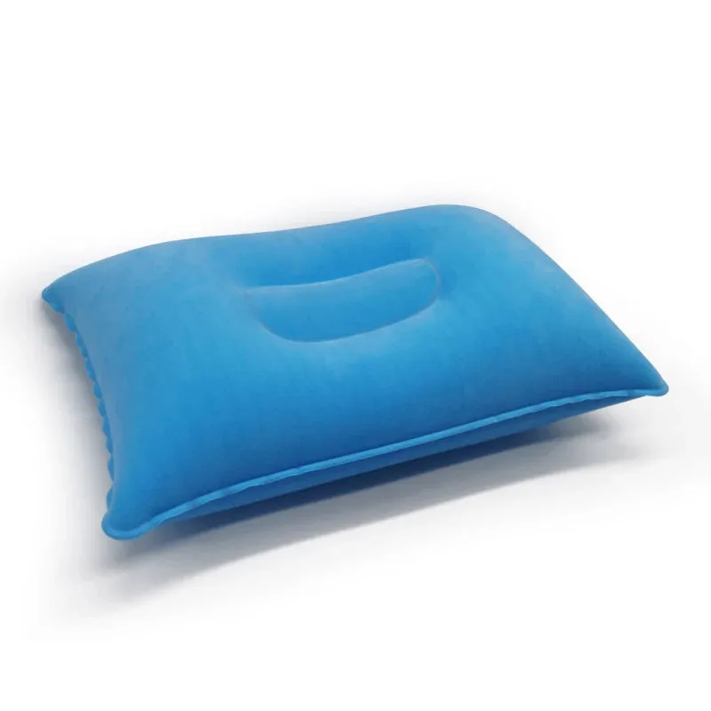 Ultralight Inflatable PVC Nylon Air Pillows Camping Hiking Beach Car Plane
