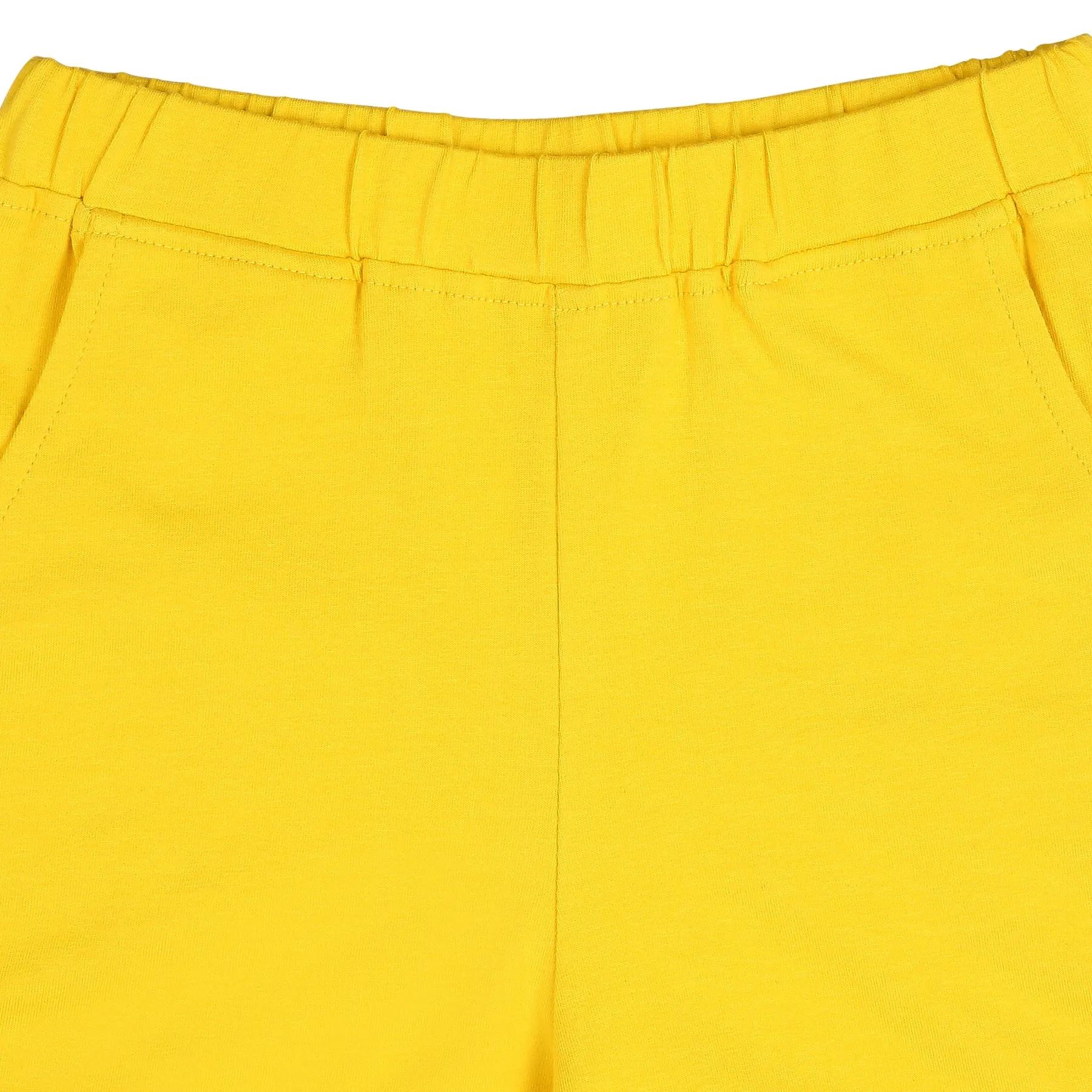 Unisex Organic Cotton Shorts- Dandelion Yellow