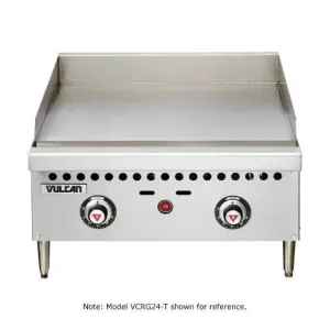 Vulcan VCRG48-T Gas 48" Countertop Griddle with Snap-Action Thermostatic Controls - 100,000 BTU | Denson CFE