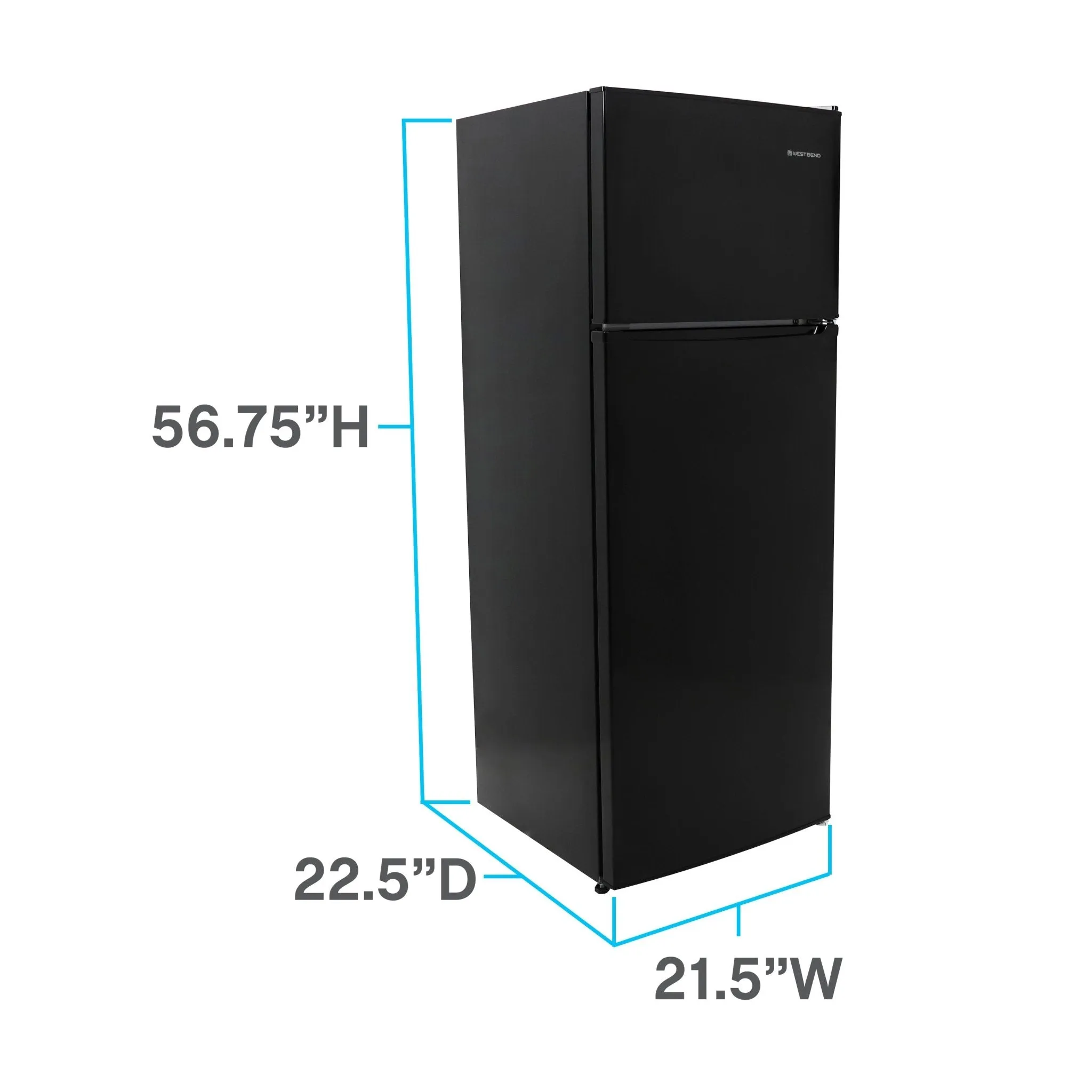 West Bend 7.4 cu. ft. Apartment Size Refrigerator