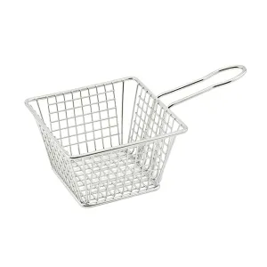 Winco FBM-554S Mini Fry Basket - Square, 5"x5"x3"